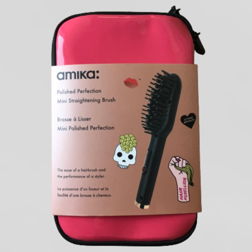 Amika Mini Travel Hair Straightening Brush